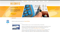 Desktop Screenshot of neoinfo.hr