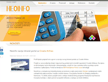 Tablet Screenshot of neoinfo.hr